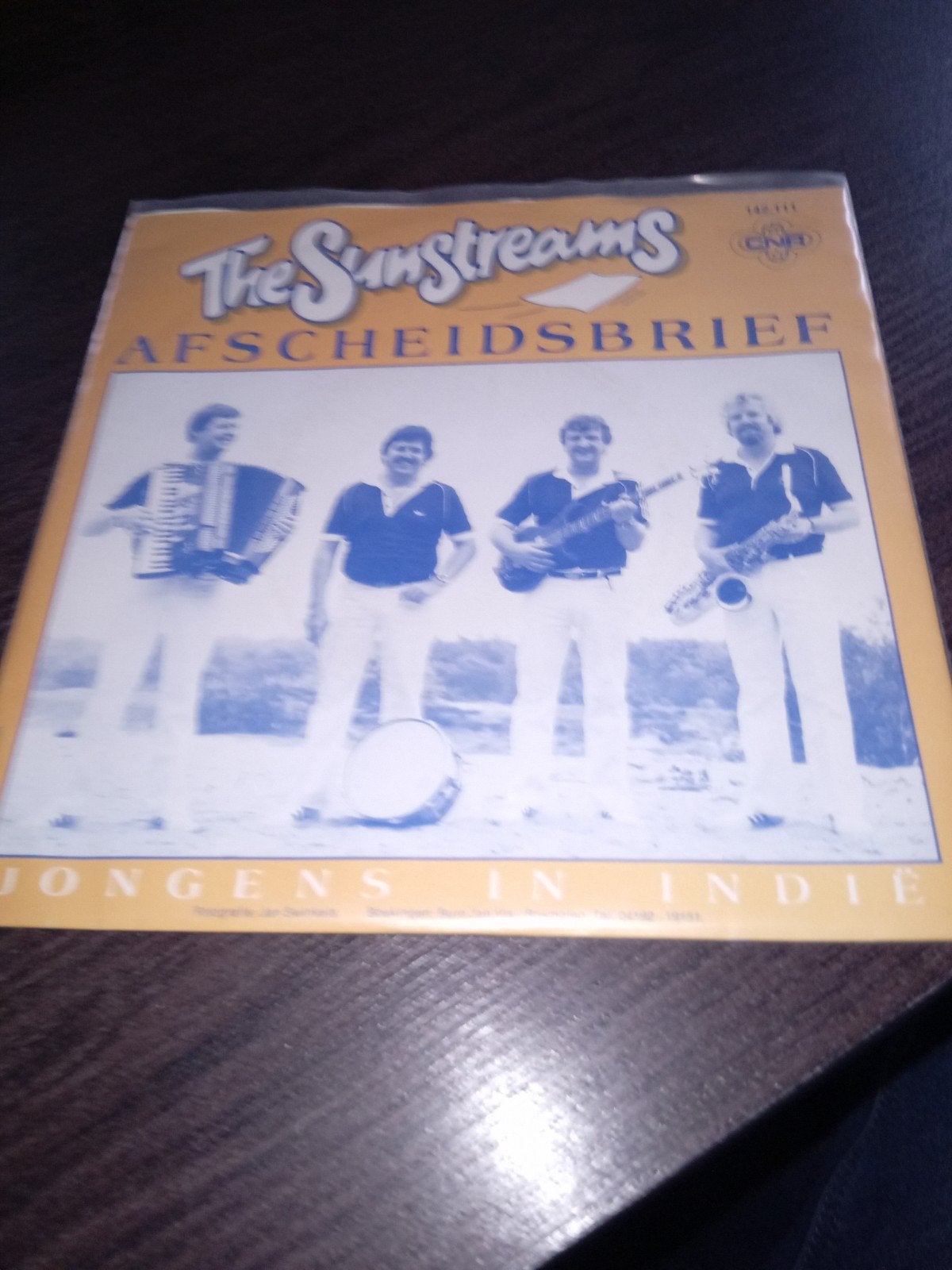 The Sunstreams - Afscheidsbrief / Jongens in Indie (7 inch), LP, Gebruikt, 7 inch, Ophalen of Verzenden