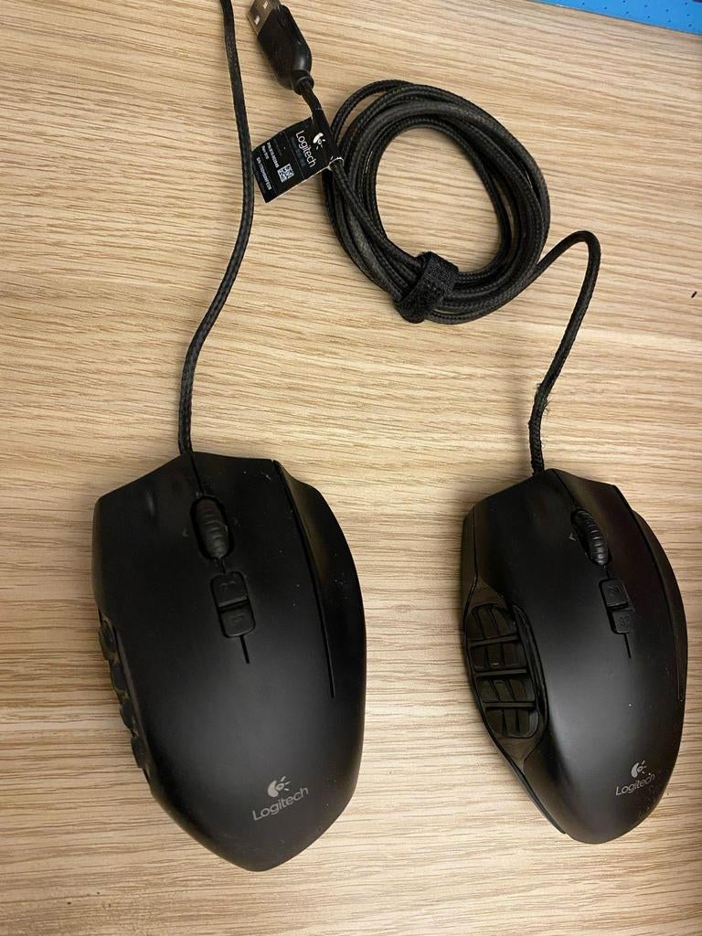 1x Logitech G600 Gaming Muis - Nauwelijks Gebruikt, Ophalen, Rechtshandig, Muis, Ergonomisch