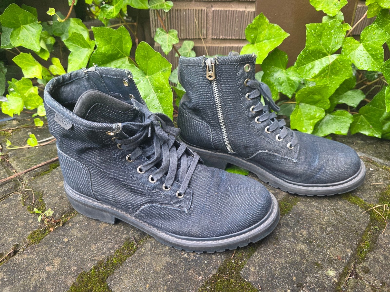 G-Star RAW spijkerstof boots met rits en veters, Verzenden