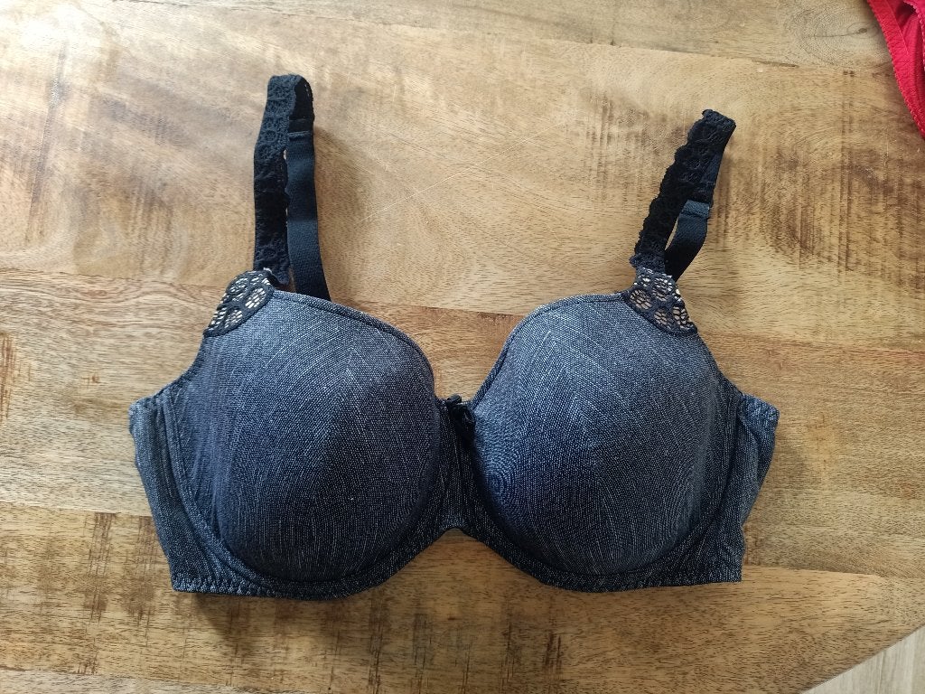 Prima donna bh twist 85 E ZGAN grijs zwart 85E, Kleding | Dames, Ondergoed en Lingerie, Prima Donna, Ophalen of Verzenden, Grijs