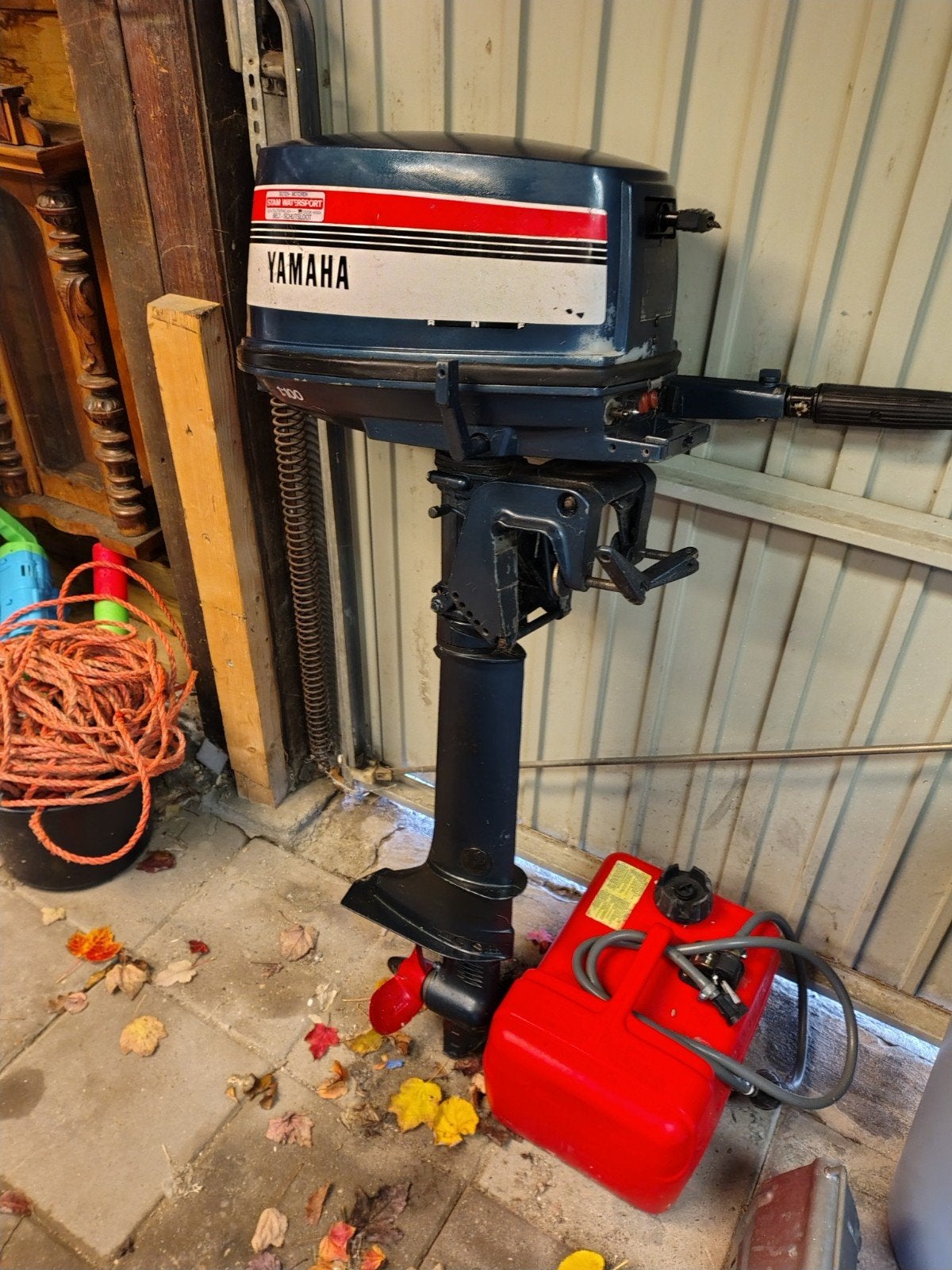 5 pk 2 takt buitenboordmotor, Ophalen, Motor en Techniek