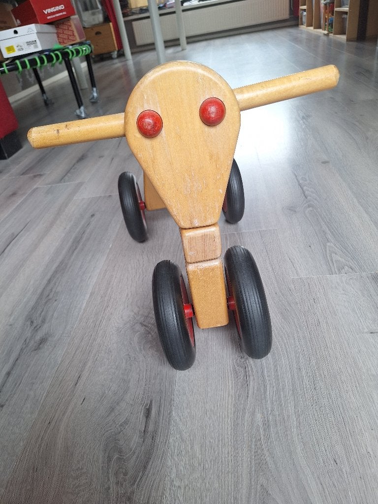 Houten loopfiets (Van Dijk Toys), Ophalen, Gebruikt, Loopfiets