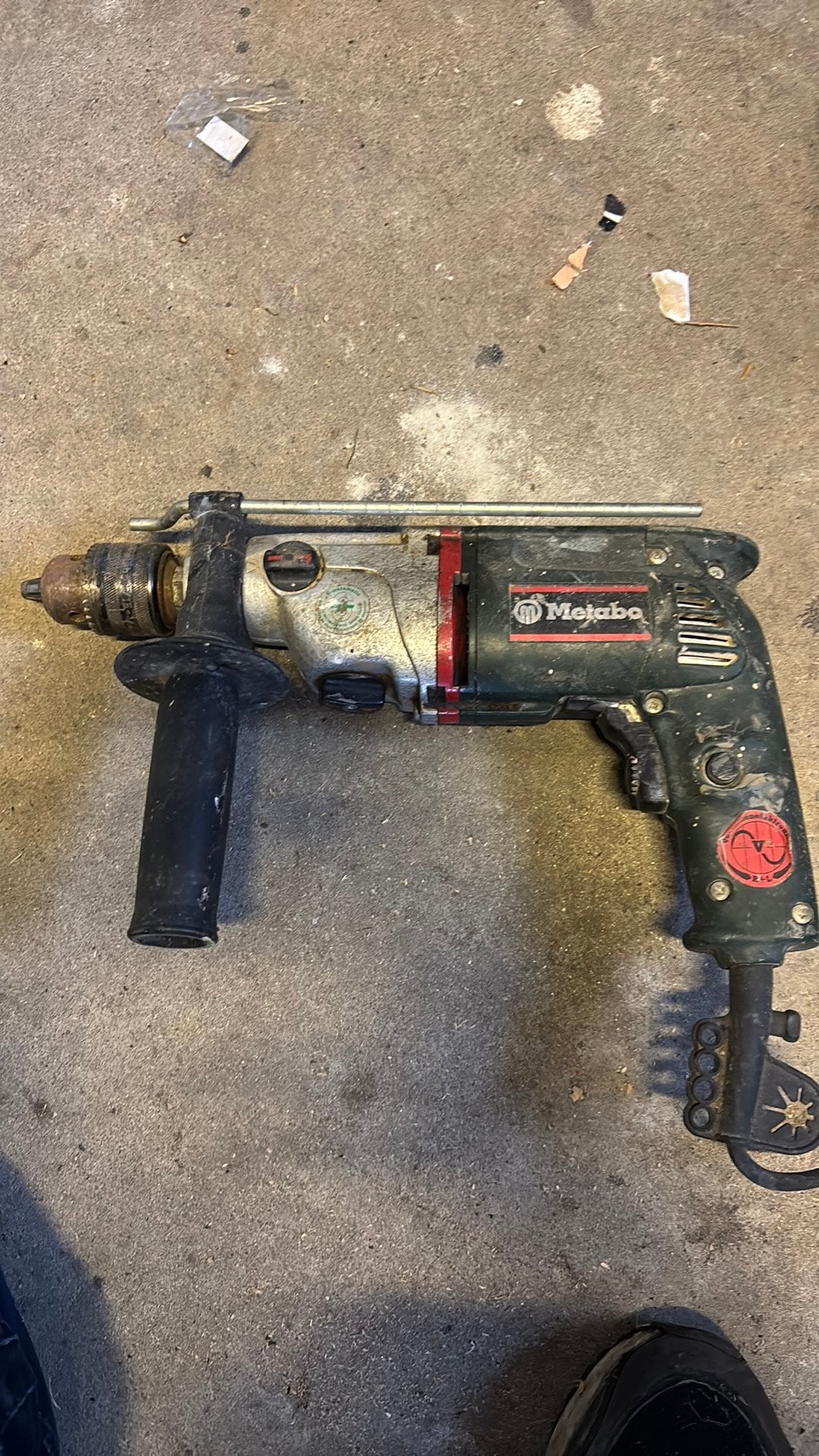 Metabo klopboormachine, Ophalen of Verzenden, Zo goed als nieuw, Boormachine