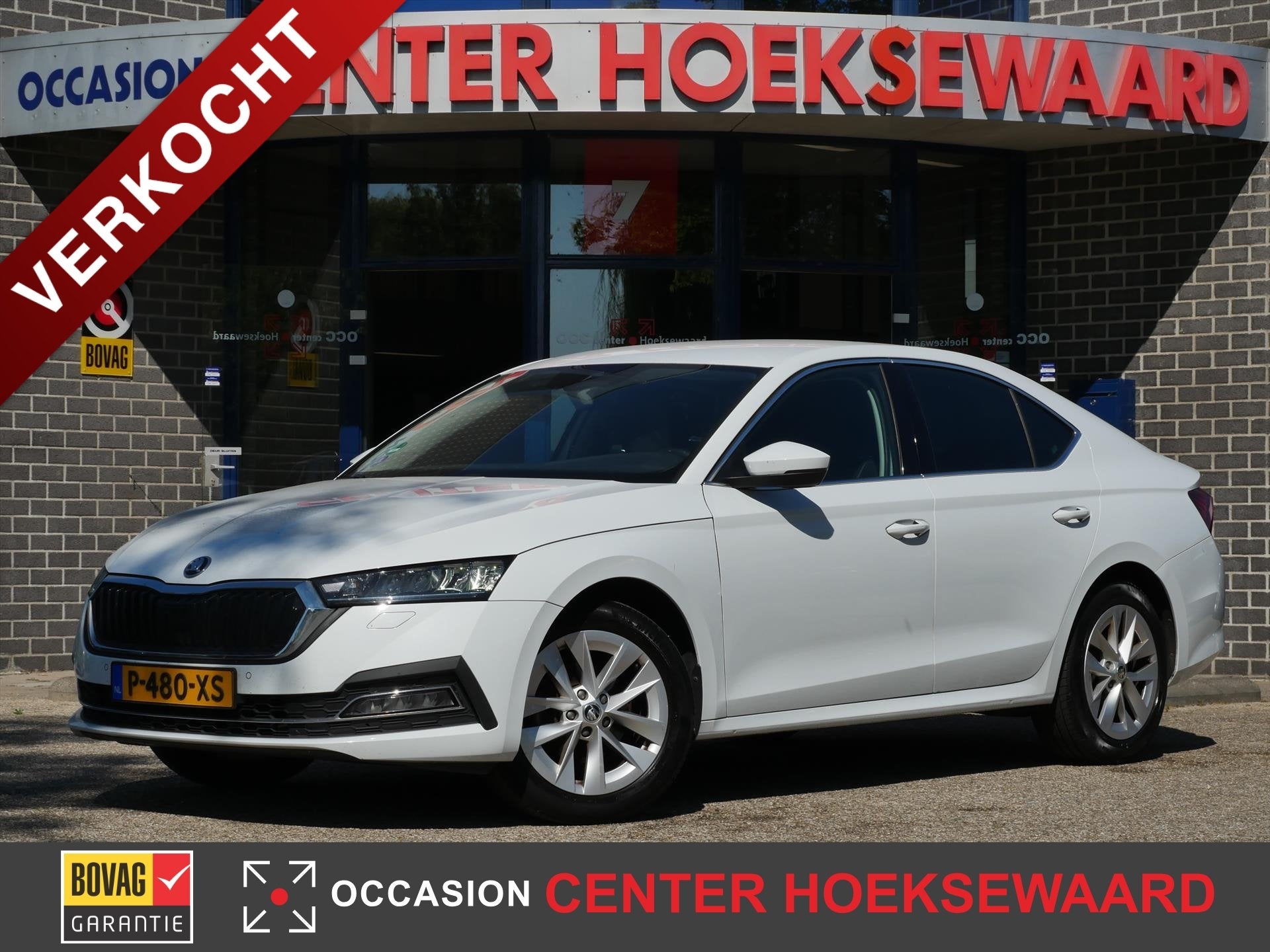 SKODA Octavia 1.0 TSI 110pk Business Edition Plus | Stoelver, Auto's, Keurmerk '100% Onderhouden', Gebruikt, Wit, Bedrijf
