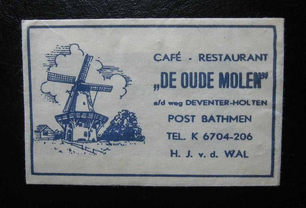 1706 Bathmen - Cafe Restaurant De Oude Molen, Verzenden, Nederland