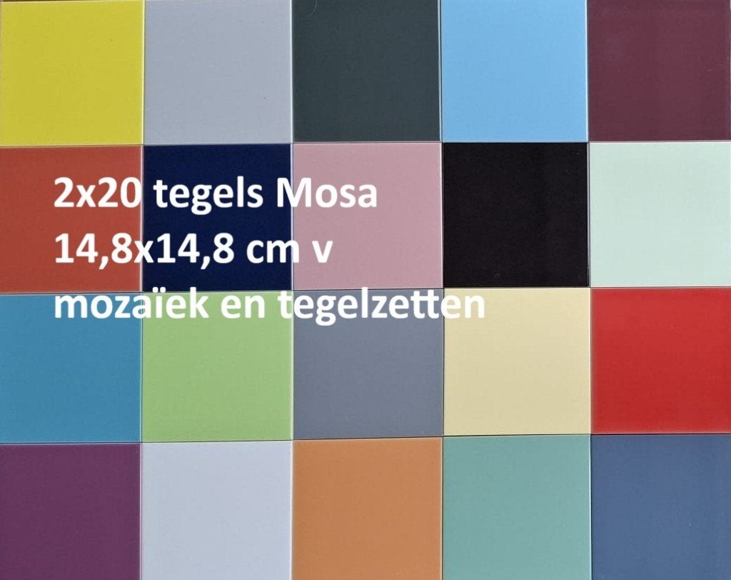 wand tegels 15x15cm , Pakket van 40 tegels €35,00 en €40,00, Nieuw, Meerkleurig, Ophalen of Verzenden, Steen of Keramiek