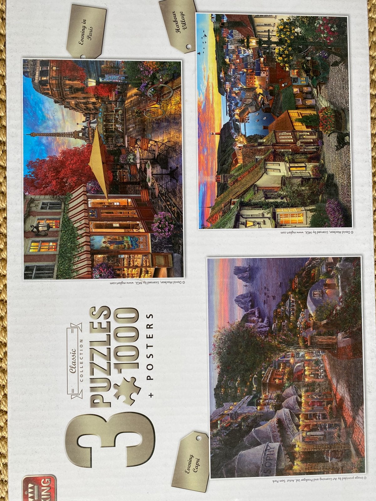 Puzzels 1000 stukjes, Ophalen, 500 t/m 1500 stukjes, Zo goed als nieuw