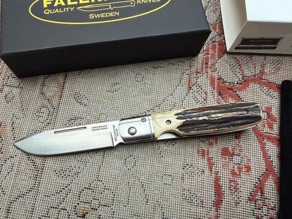 Fällkniven GP Gentleman's Pocket Knife Stag EDC Zakmes, Ophalen of Verzenden, Nieuw