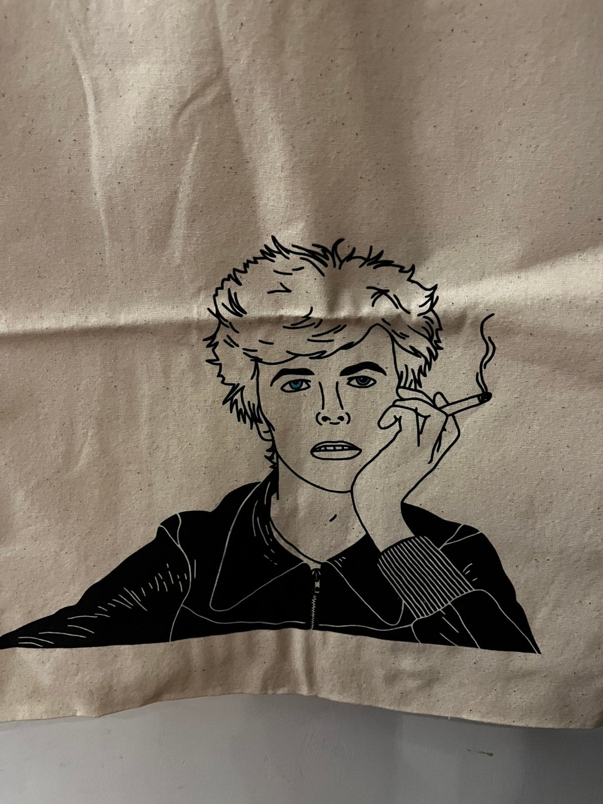 Linnen tas met David Bowie, Sieraden, Tassen en Uiterlijk, Ophalen of Verzenden, Nieuw, Overige kleuren