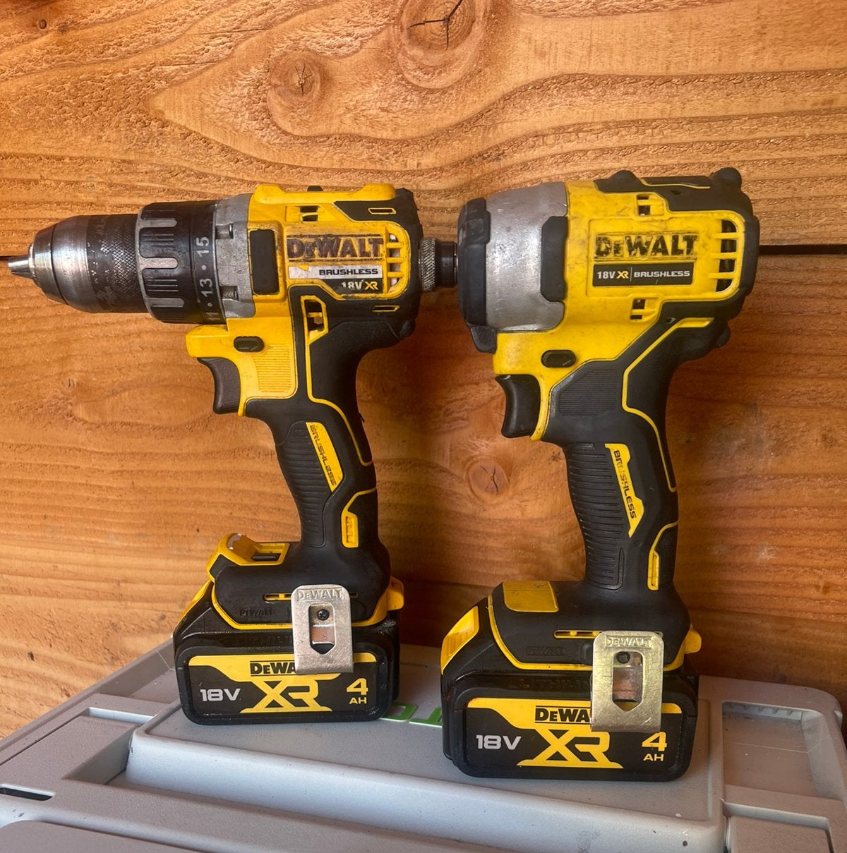 Dewalt 18v slagschroevedraaier set, Ophalen of Verzenden, Zo goed als nieuw, Boormachine