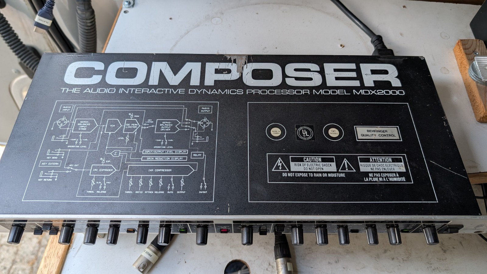 Behringer Composer MDX 2000 Audio Dynamics Processor, Ophalen of Verzenden, Gebruikt