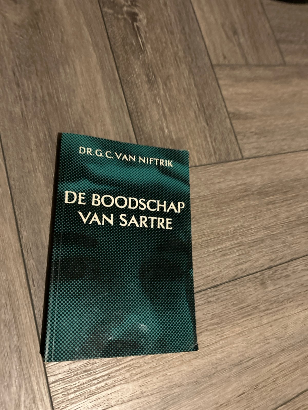 De Boodschap van Sartre - Dr. G.C. van Niftrik, Ophalen of Verzenden, Gelezen, Wijsbegeerte of Ethiek
