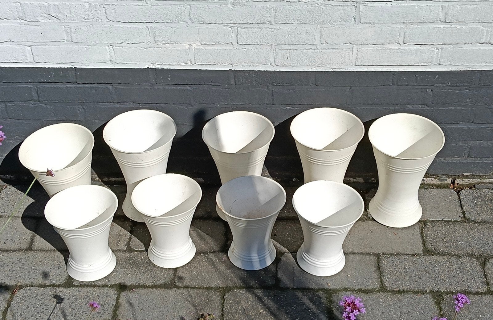 Bloemen emmers, Ophalen of Verzenden, Rond, Kunststof, Minder dan 30 cm