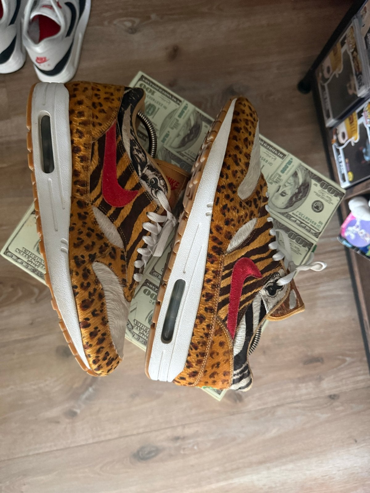 Nike Air Max 1 Atmos Animal Pack OG 2006 - Maat 44, Ophalen of Verzenden, Zo goed als nieuw, Overige kleuren, Sneakers of Gympen