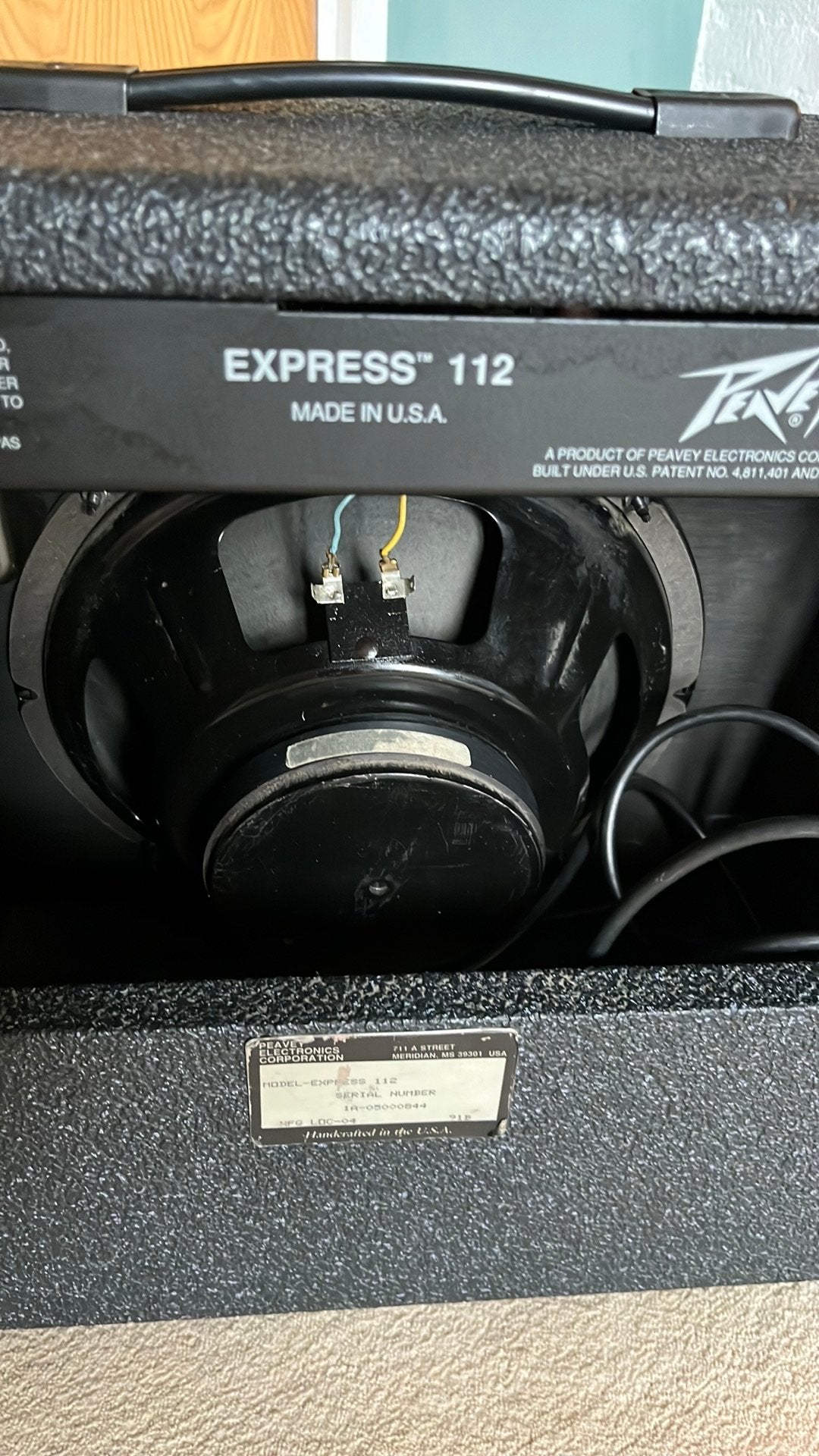 Peavey express 112  tealstripe, Ophalen, Gebruikt, 50 tot 100 watt