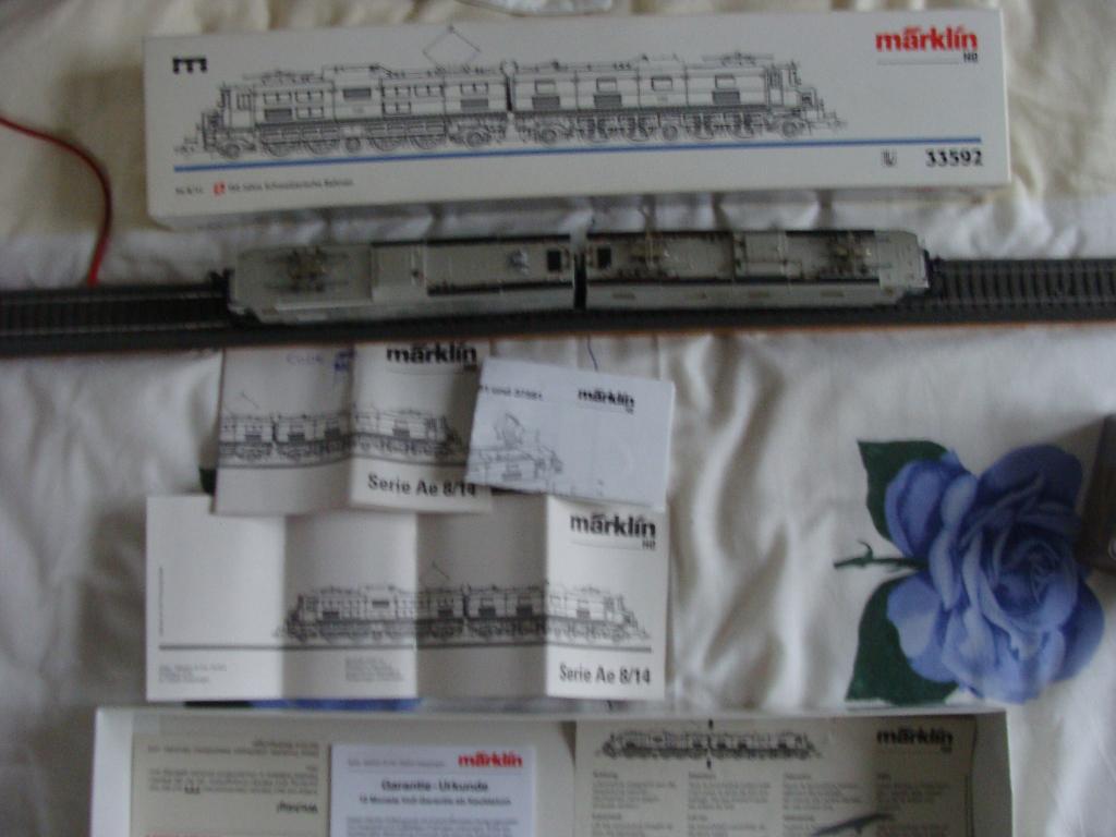 Märklin 33592 Serie Ae 8/14 van de SBB, Wisselstroom, Gebruikt, Locomotief, Ophalen of Verzenden