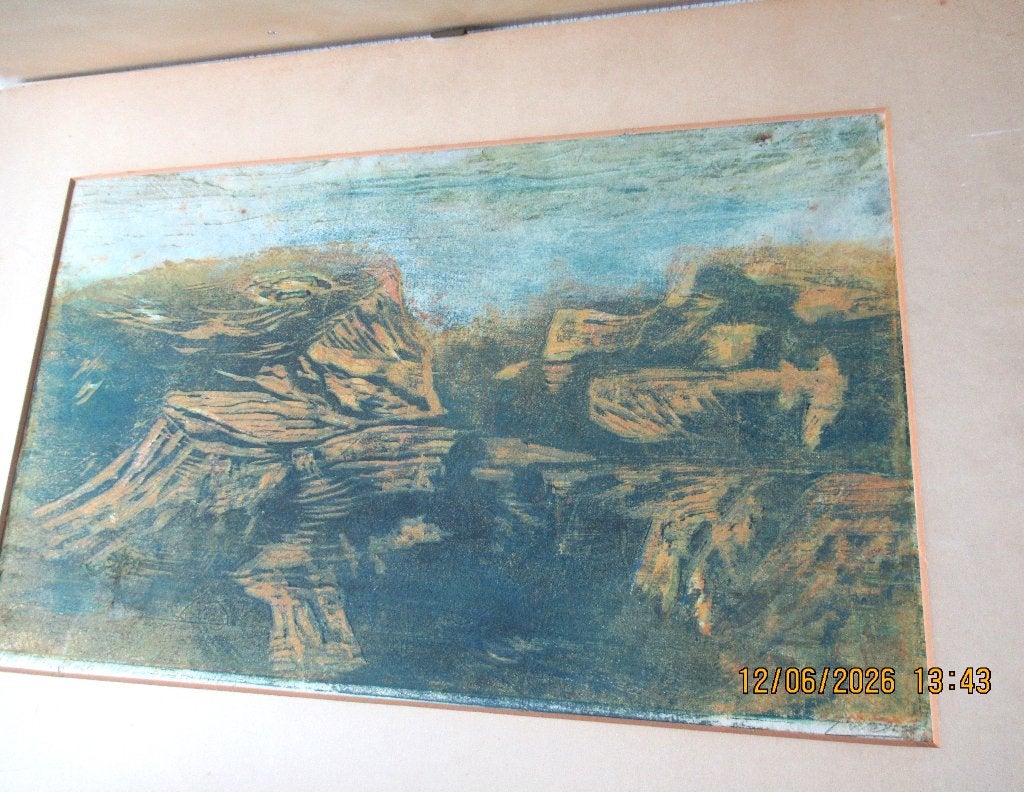 Linde Waber, 1950 - 1999, Genummerd, Ophalen of Verzenden, Houtsnede