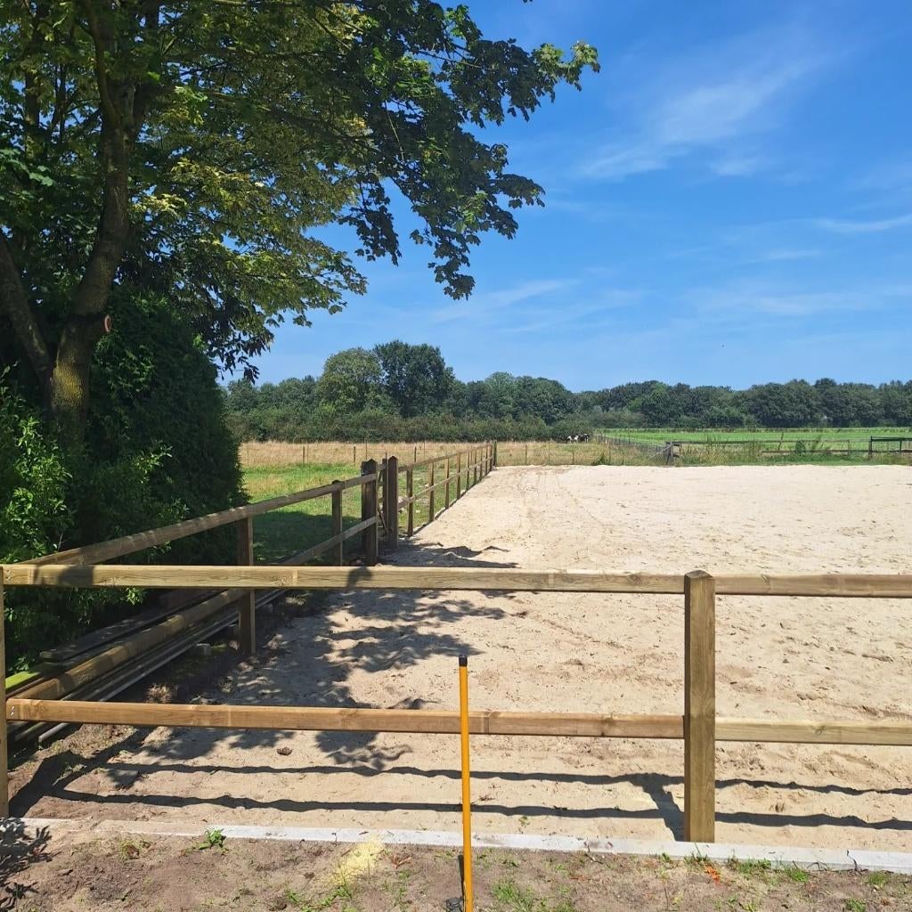 Goedkope Opschroefomheining, Weidegang, 4 paarden of pony's of meer