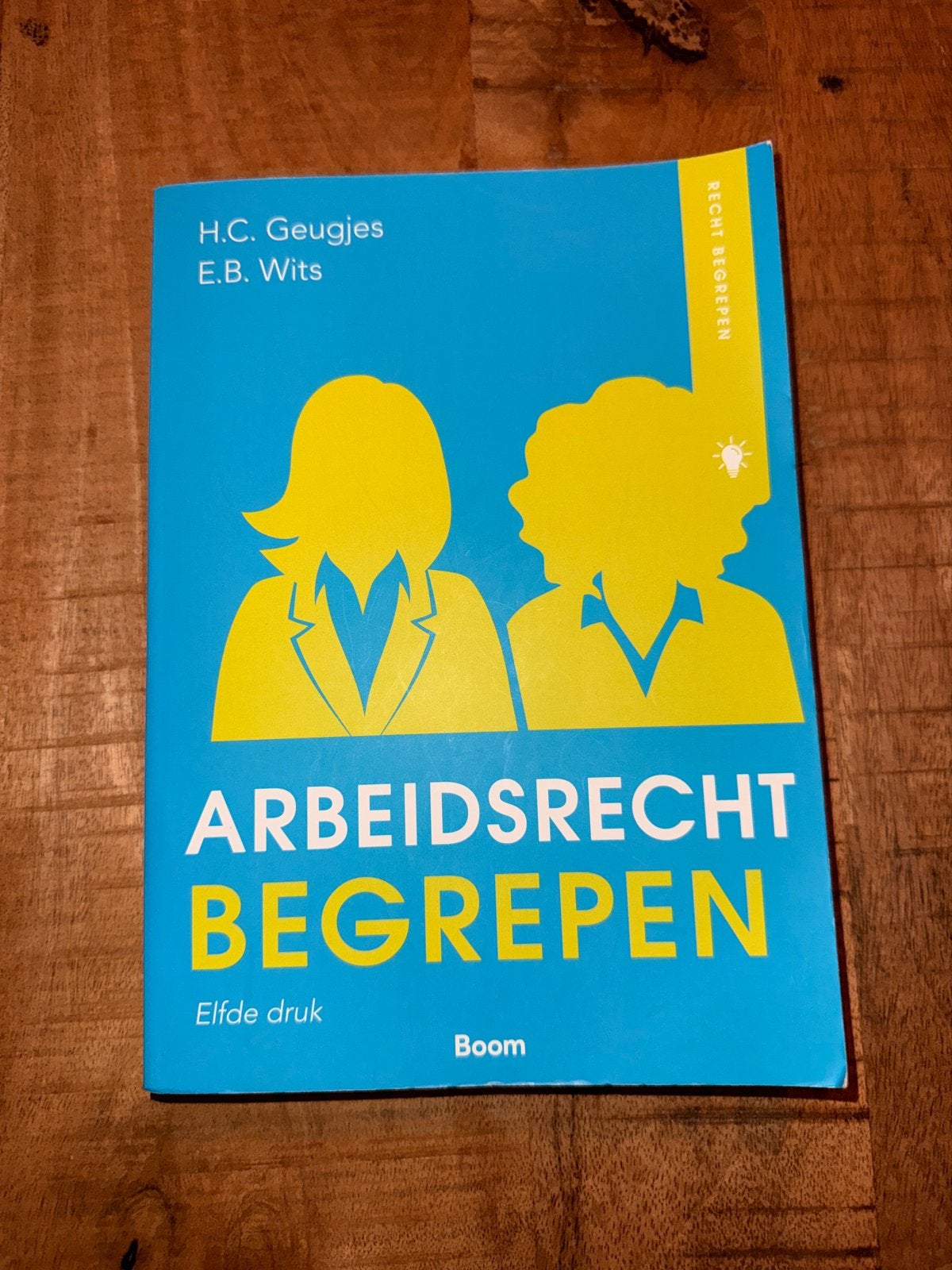 Arbeidsrecht Begrepen - H.C. Geugjes, E.B. Wits (11e druk), Ophalen of Verzenden, Gamma, Nieuw, HBO