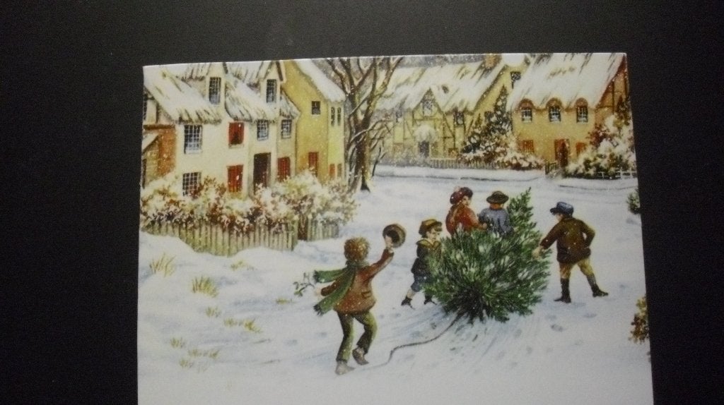 vintage Kerst-plaatjes, Hobby en Vrije tijd, Verzenden, Kerst, Overige typen