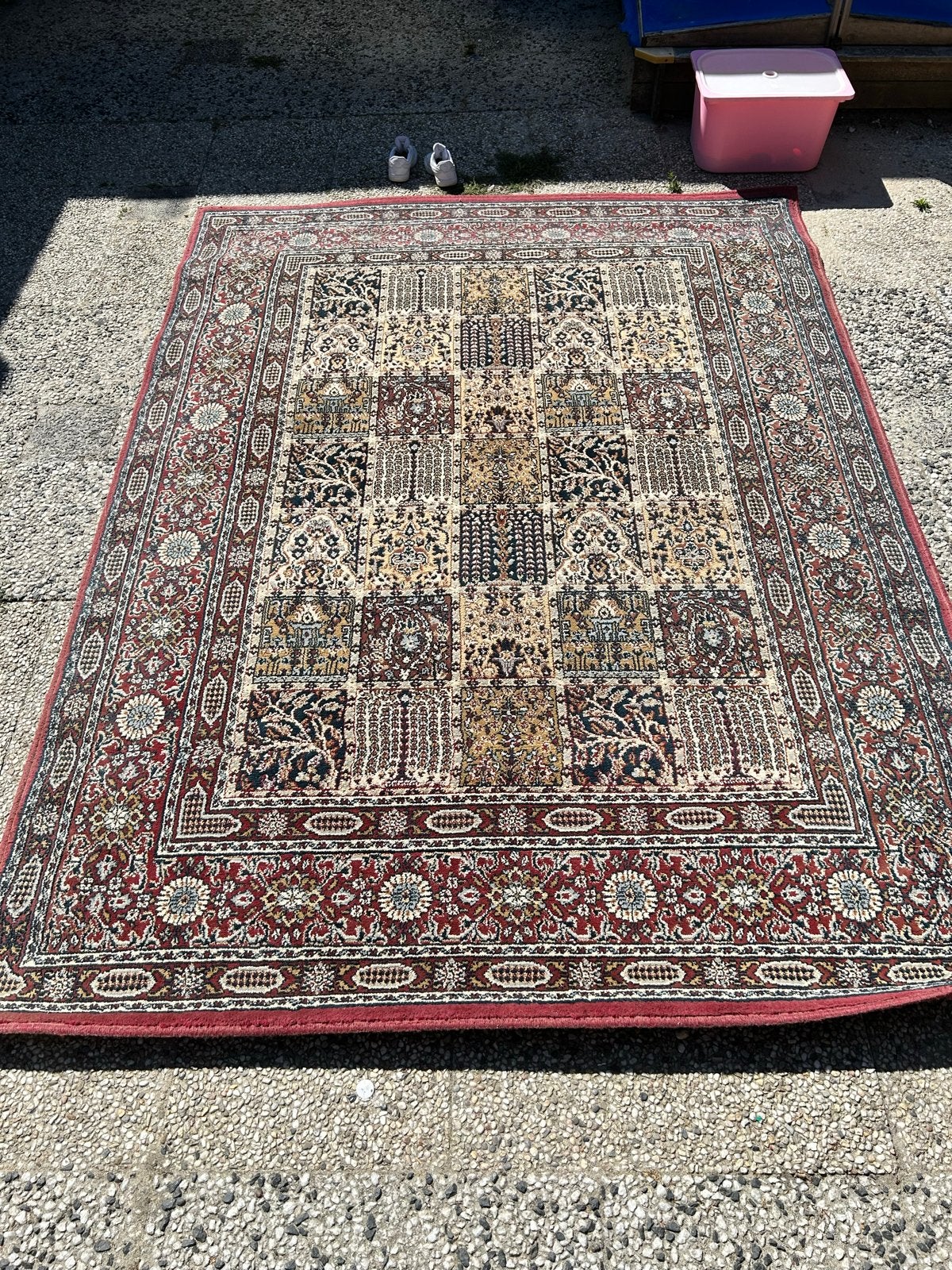 IKEA VALBY RUTA Vloerkleed 170x230 cm, Ophalen, Gebruikt, 150 tot 200 cm, 200 cm of meer