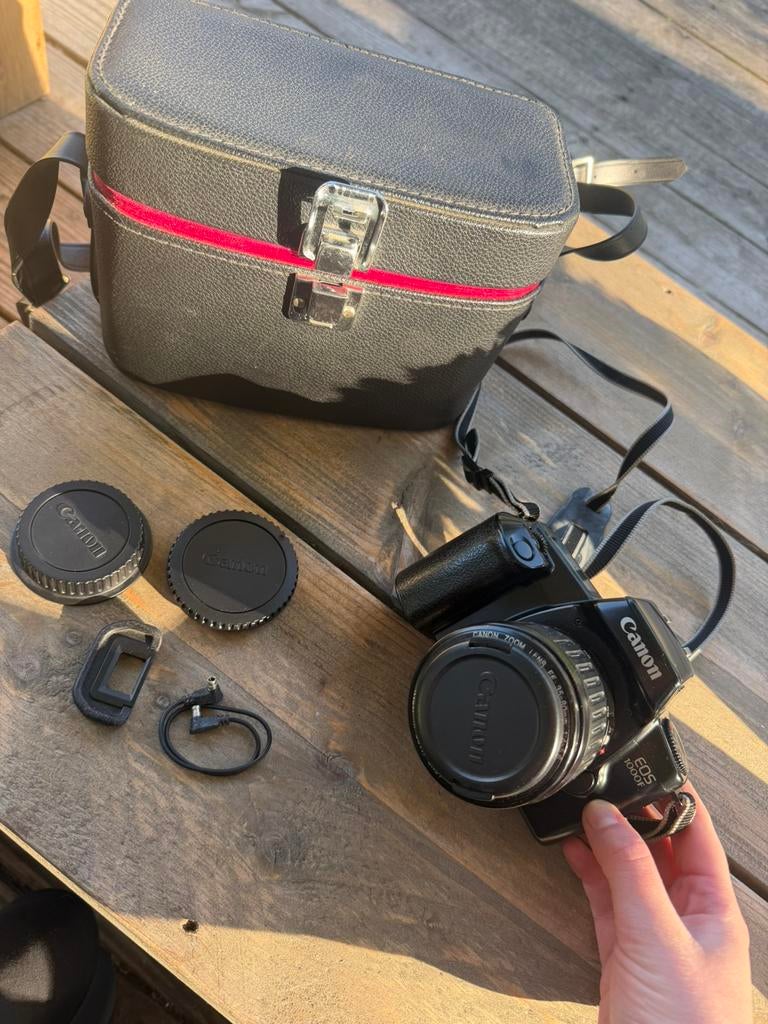 Canon EOS 1000F, Audio, Tv en Foto, Fotocamera's Analoog, Verzenden, Gebruikt, Spiegelreflex, Canon