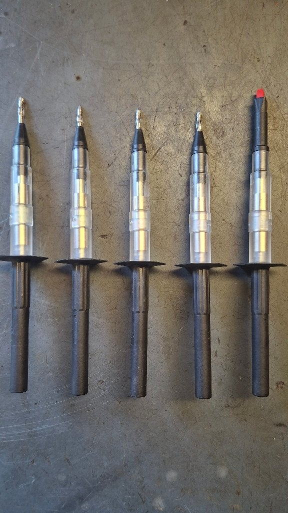 5x spanningstester Met 500v zekering meetpennen, ., Ophalen of Verzenden, Zo goed als nieuw, .