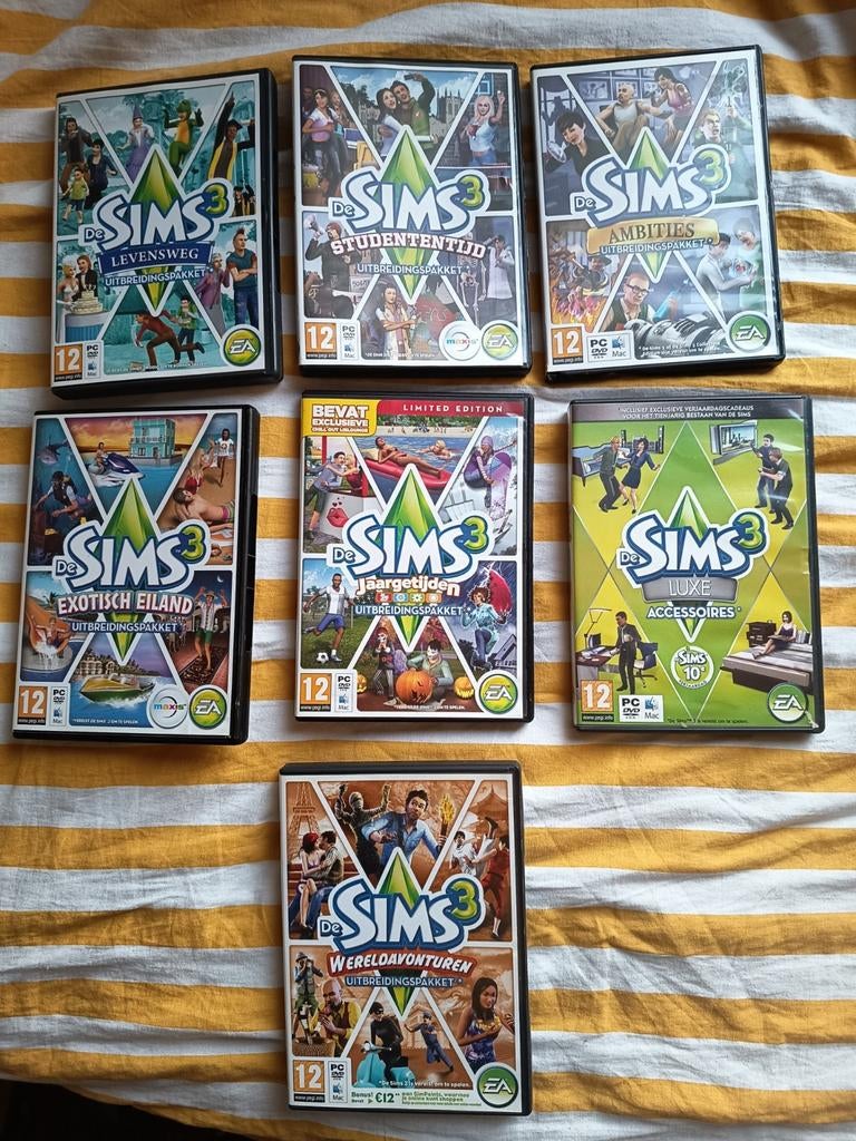 Sims 3 uitbereidingspakketten, 1 speler, Ophalen of Verzenden, Zo goed als nieuw, Vanaf 12 jaar