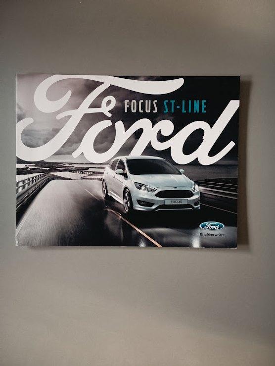 Ford Focus ST Line 7 / 2016 6 pag. Duits, Verzenden, Zo goed als nieuw, Ford