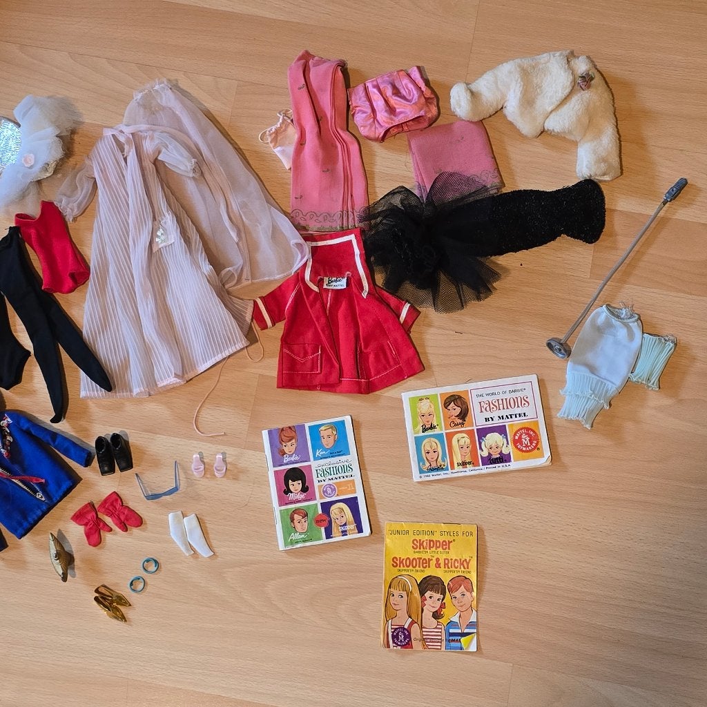Vintage barbie kleding 1964