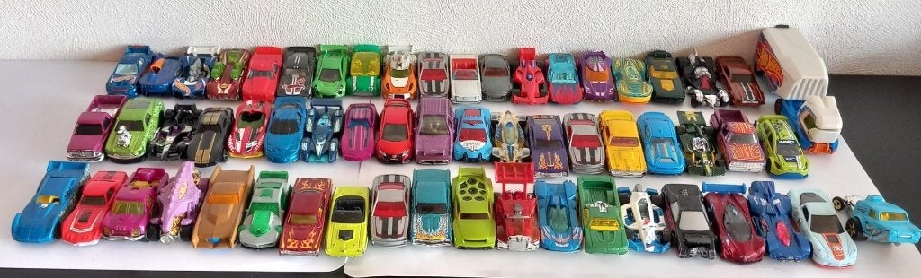 59 Hotwheels auto's, Ophalen of Verzenden, Zo goed als nieuw