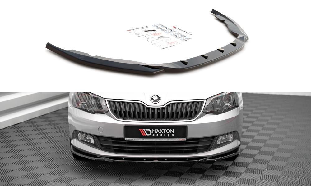 Voorlip spoiler sideskirt diffuser - Skoda Fabia 14-19, Ophalen of Verzenden