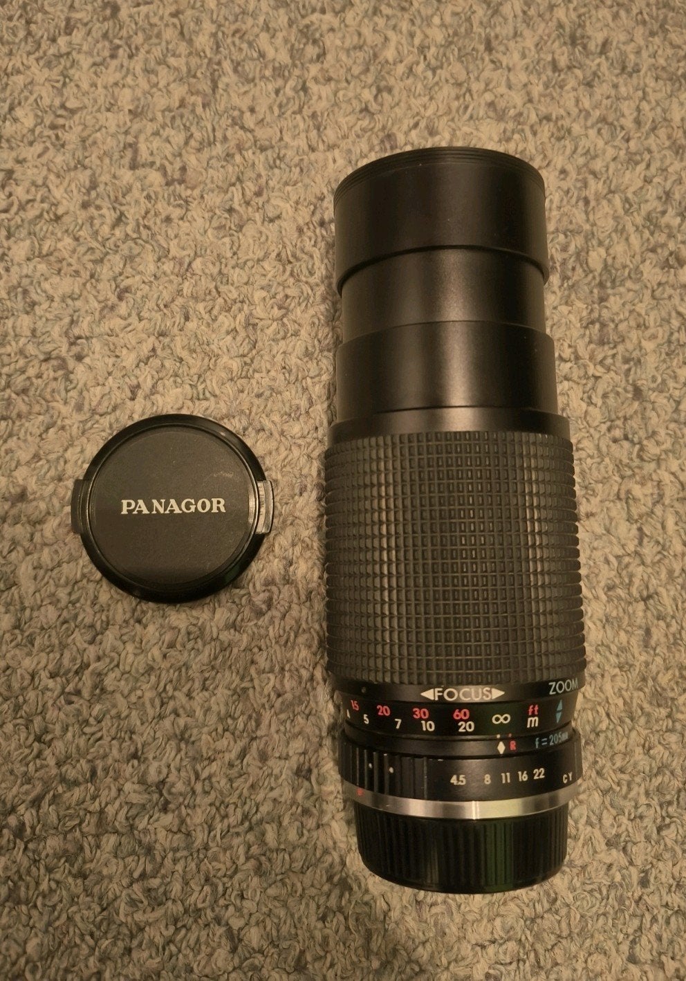 Panagor 80-205mm f/4.5 CY Mount Zoomlens, Overige merken, Gebruikt, Overige vattingen, Zoom