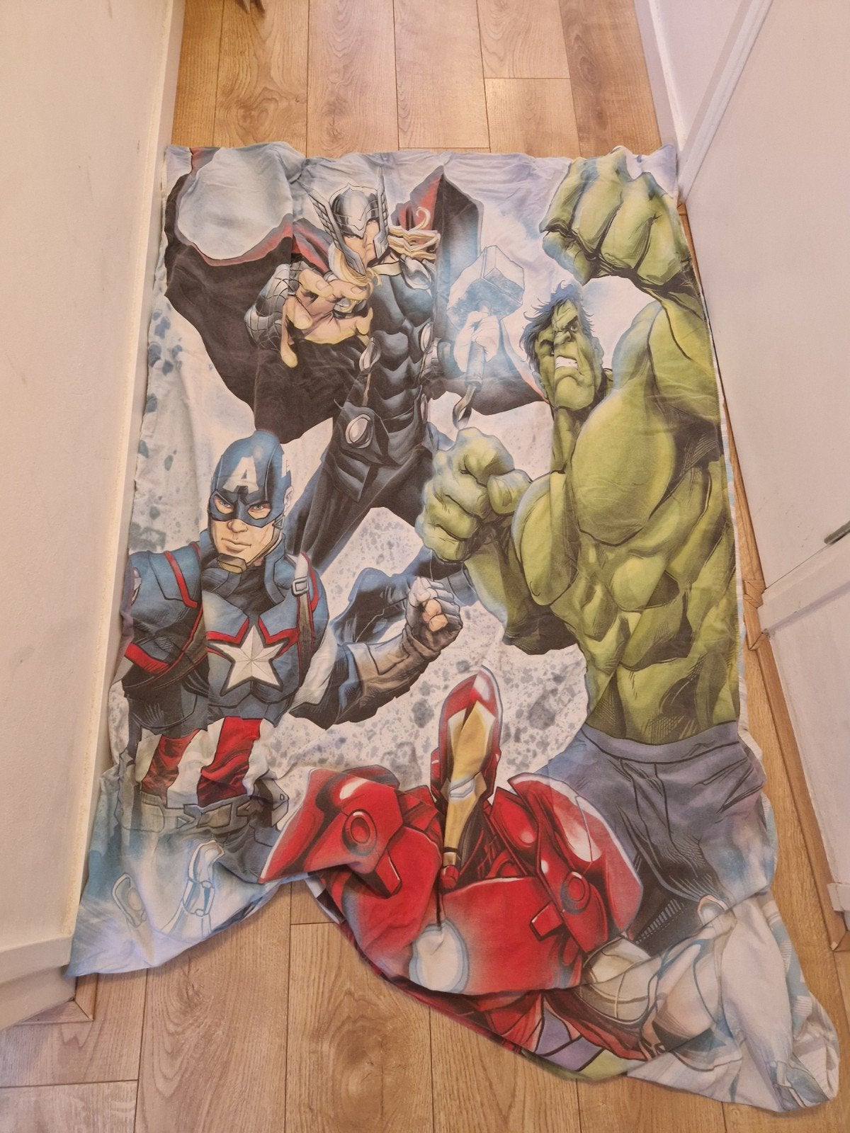 Avengers dekbedovertrek (zonder kussensloop), Gebruikt, Meerkleurig, Dekbedovertrek, Ophalen of Verzenden