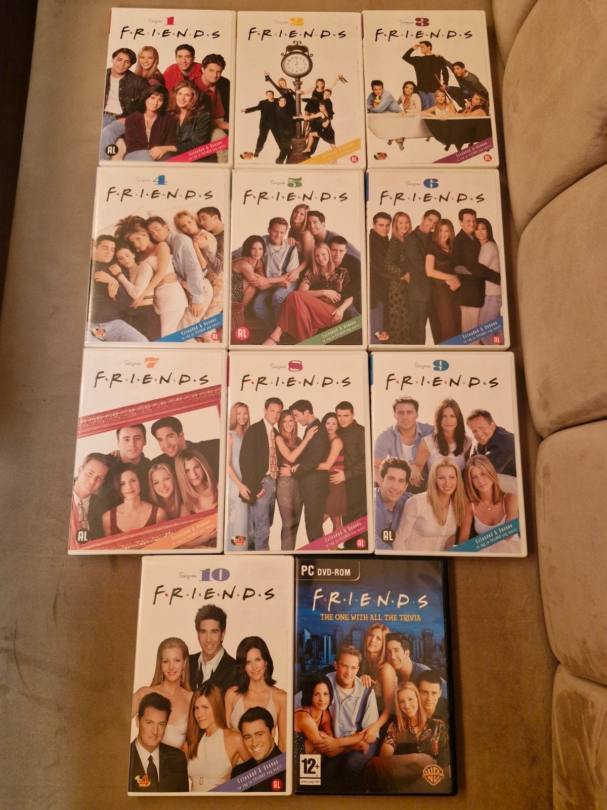 Friends Complete Serie DVD + PC DVD-ROM Trivia Game, Cd's en Dvd's, Ophalen, Gebruikt