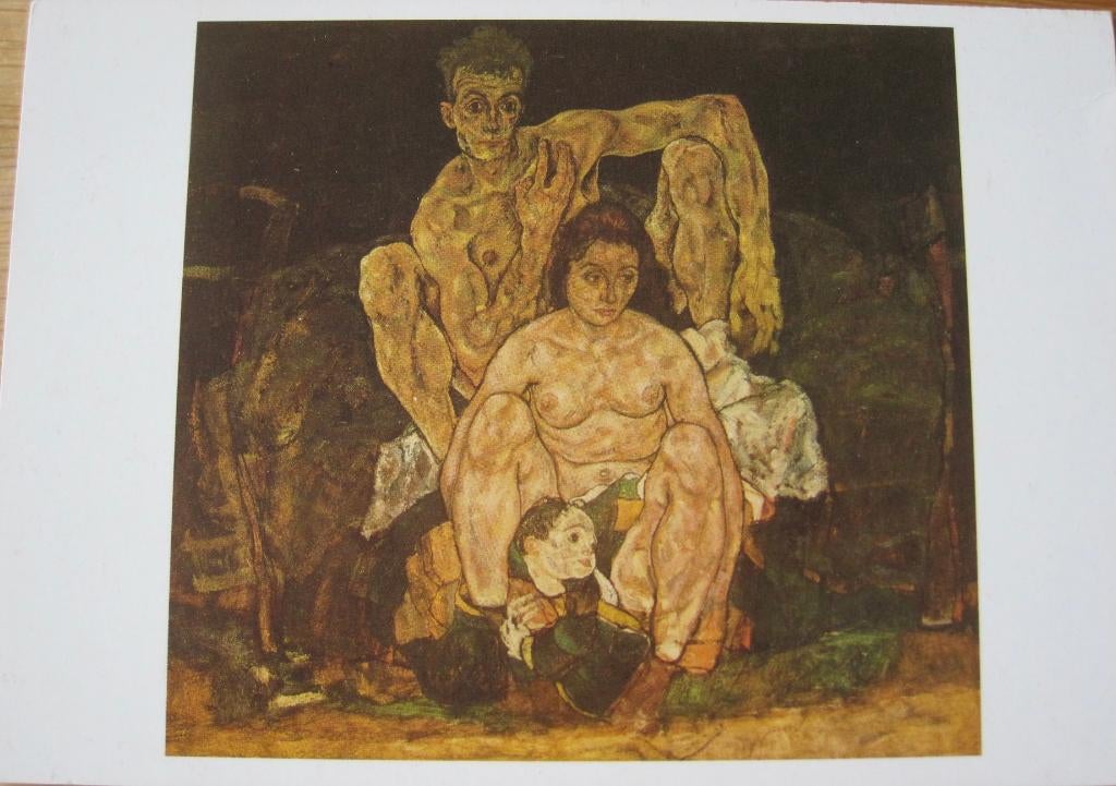 Egon Schiele - De familie - 1918 - nieuw, Verzenden, 1980 tot heden, Ongelopen, Overige thema's