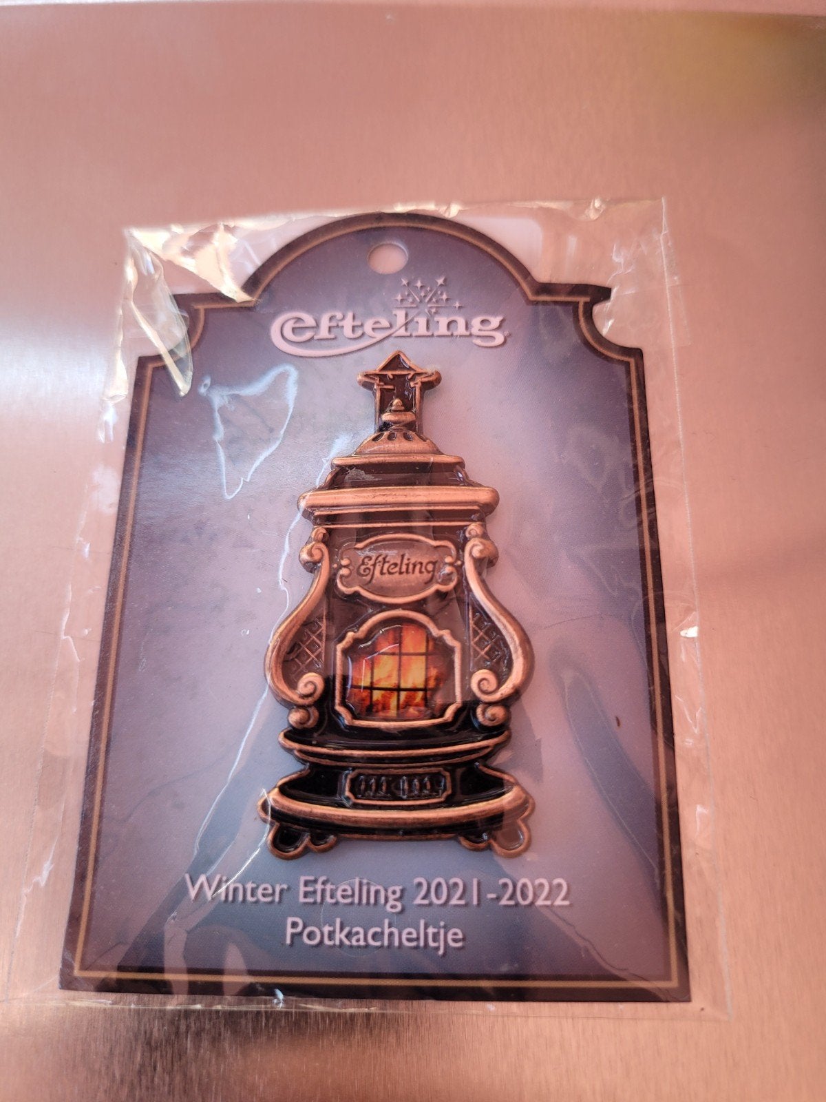 Efteling Winter Efteling 2021-2022 Potkachel Pin, Verzamelen, Efteling, Ophalen of Verzenden