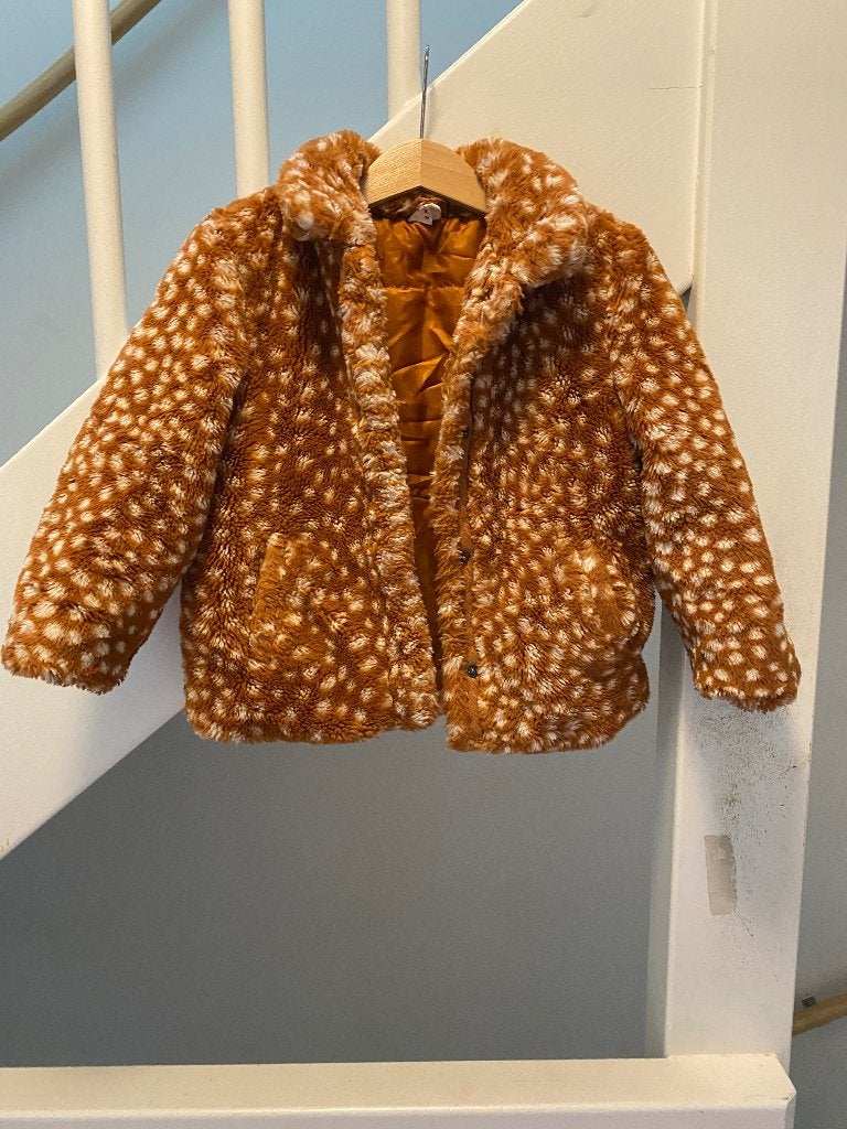 HEMA MEISJE WINTER TEDDY JAS,MAAT: 98/104, Meisje, Ophalen of Verzenden, Zo goed als nieuw, Hema