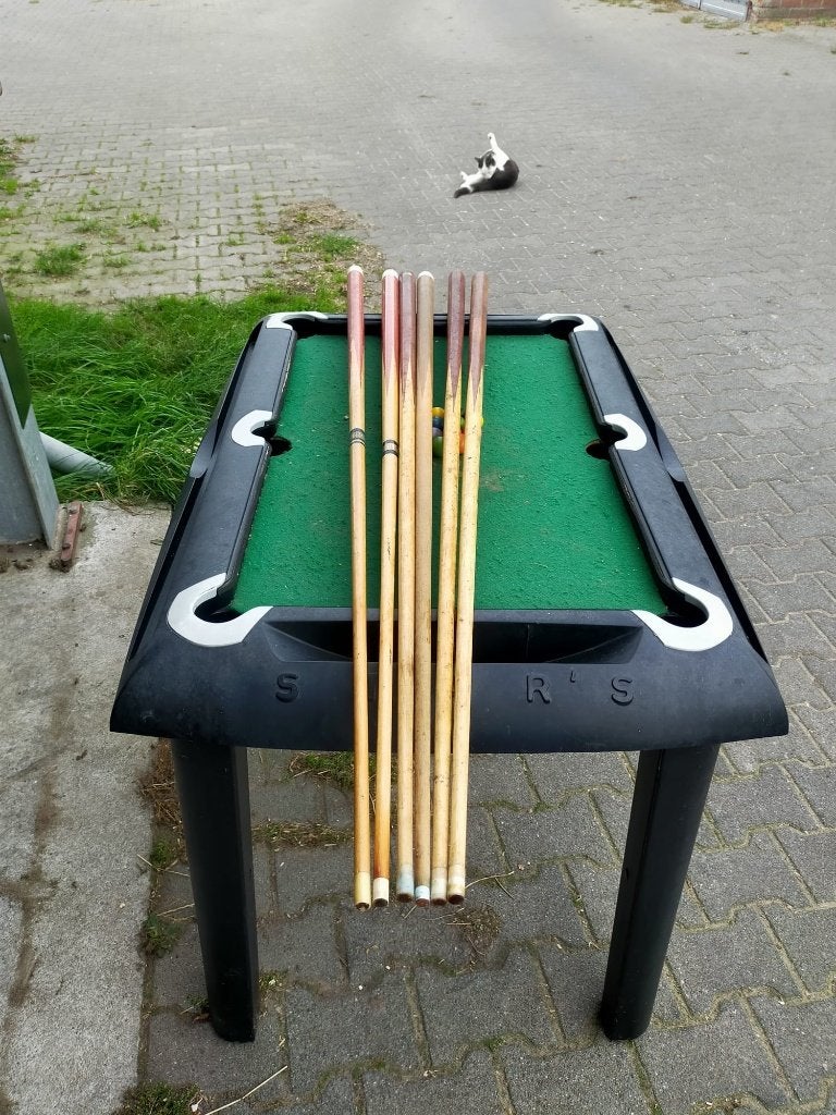 biljartkeu / biljart stokken, Sport en Fitness, Ophalen, Gebruikt, Keu of Ballen
