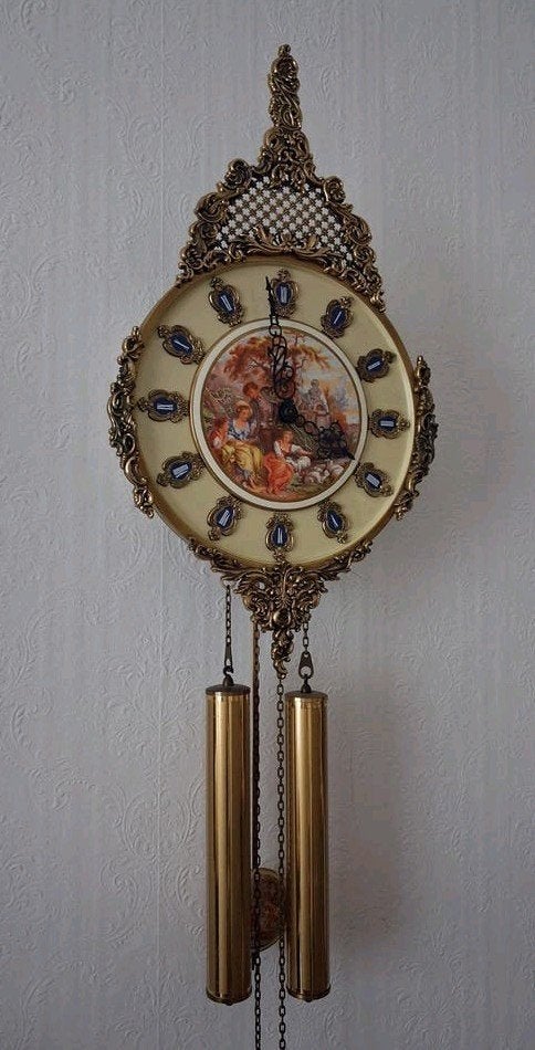 Jaren 60/Emil schmeckenbecher/Wandklok, Ophalen