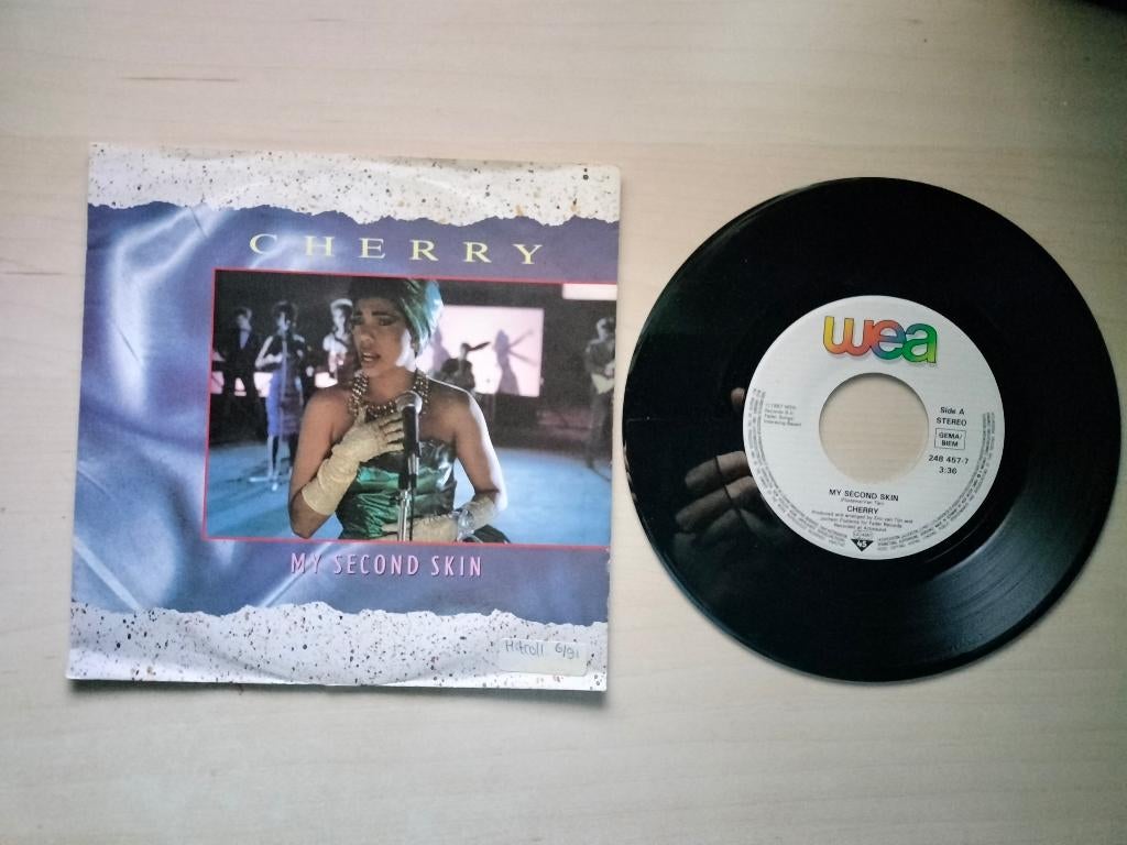 Cherry - My second skin / (Instrumental), Cd's en Dvd's, Gebruikt, 7 inch, Single, Ophalen of Verzenden