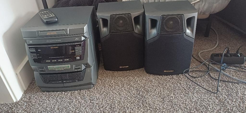 Stereotoren, Audio, Tv en Foto, Stereo-sets, Ophalen, Gebruikt, Cassettedeck, Sharp