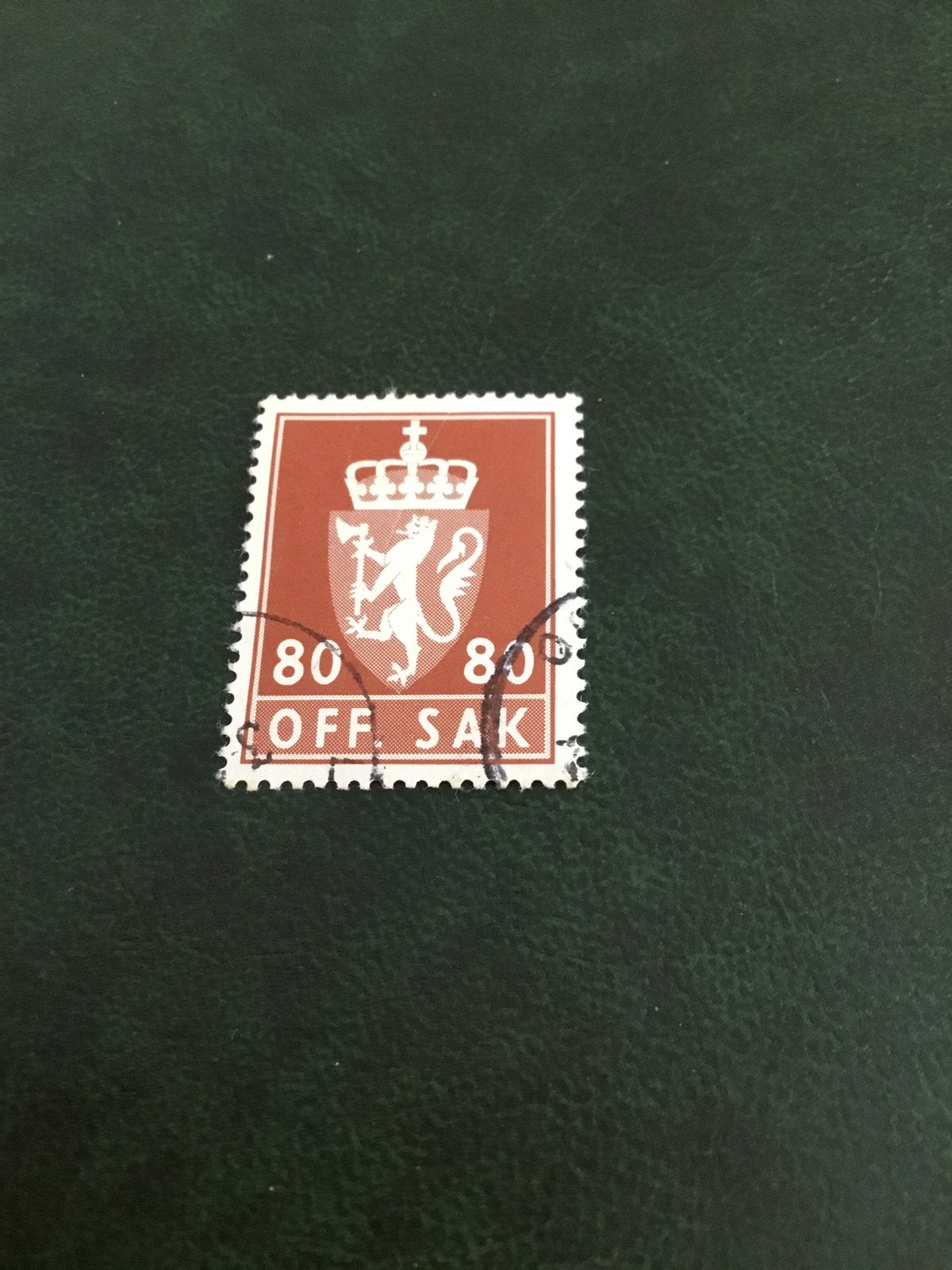 Noorwegen 80, Postzegels en Munten, Postzegels | Europa | Scandinavië, Ophalen of Verzenden, Noorwegen, Gestempeld