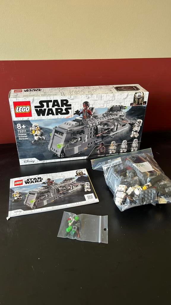 Lego Star Wars 75311 Imperial Armored Marauder, Ophalen, Zo goed als nieuw, Complete set, Lego