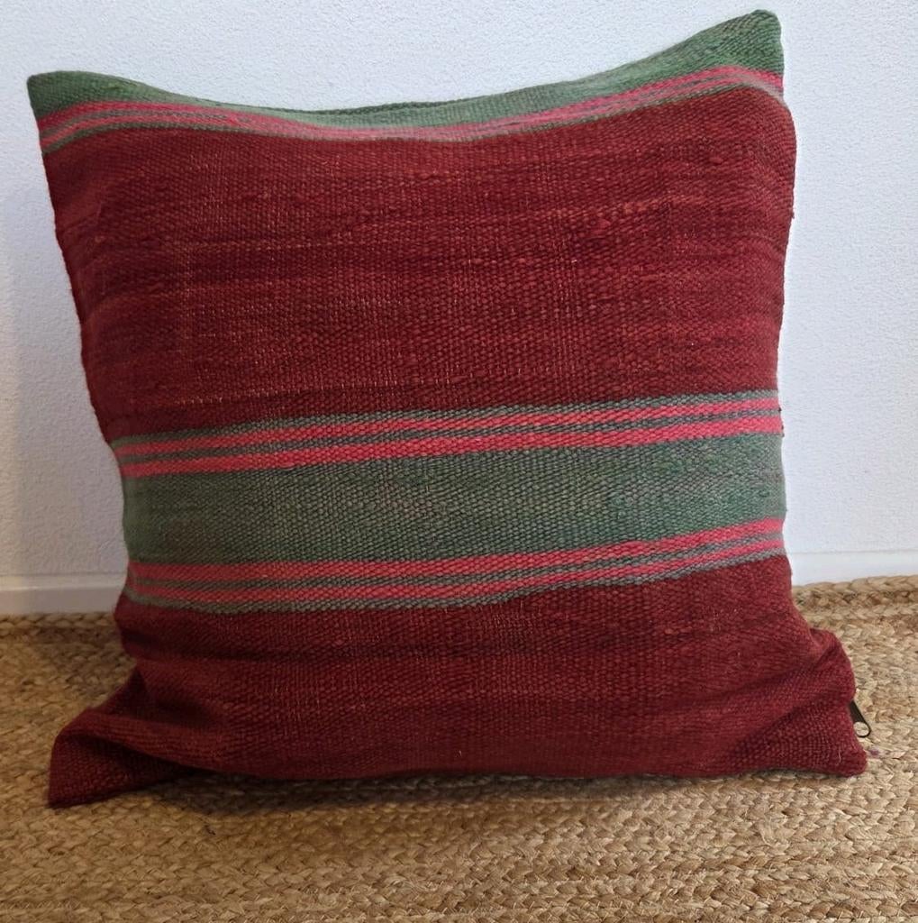Kelim berber kussen, Huis en Inrichting, Woonaccessoires | Kussens, Verzenden, Nieuw, Vierkant