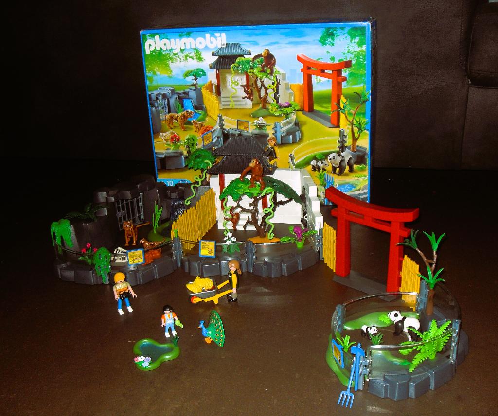 Playmobil 4852 Dierentuin Aziatische Zoo, Ophalen of Verzenden, Zo goed als nieuw, Complete set