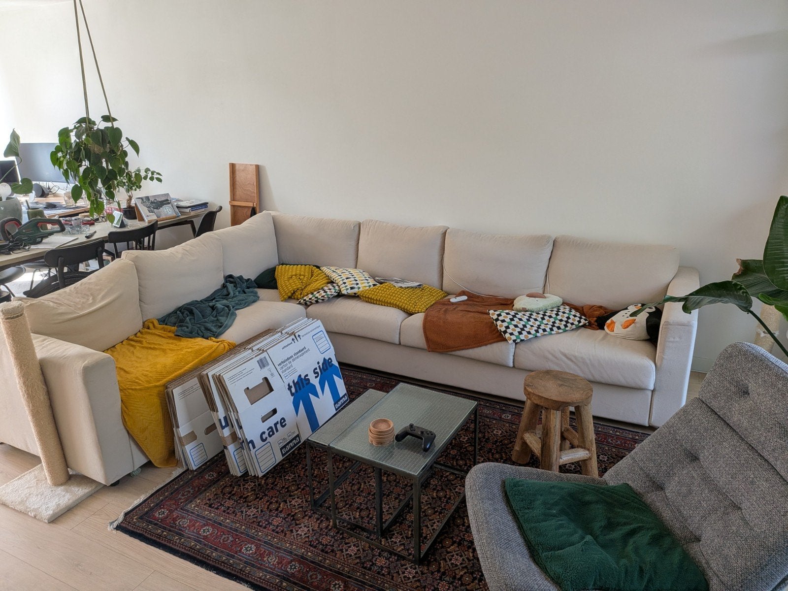 IKEA Hoekbank - Vimle, Huis en Inrichting, Ophalen, Gebruikt, 100 tot 125 cm, Hoekbank