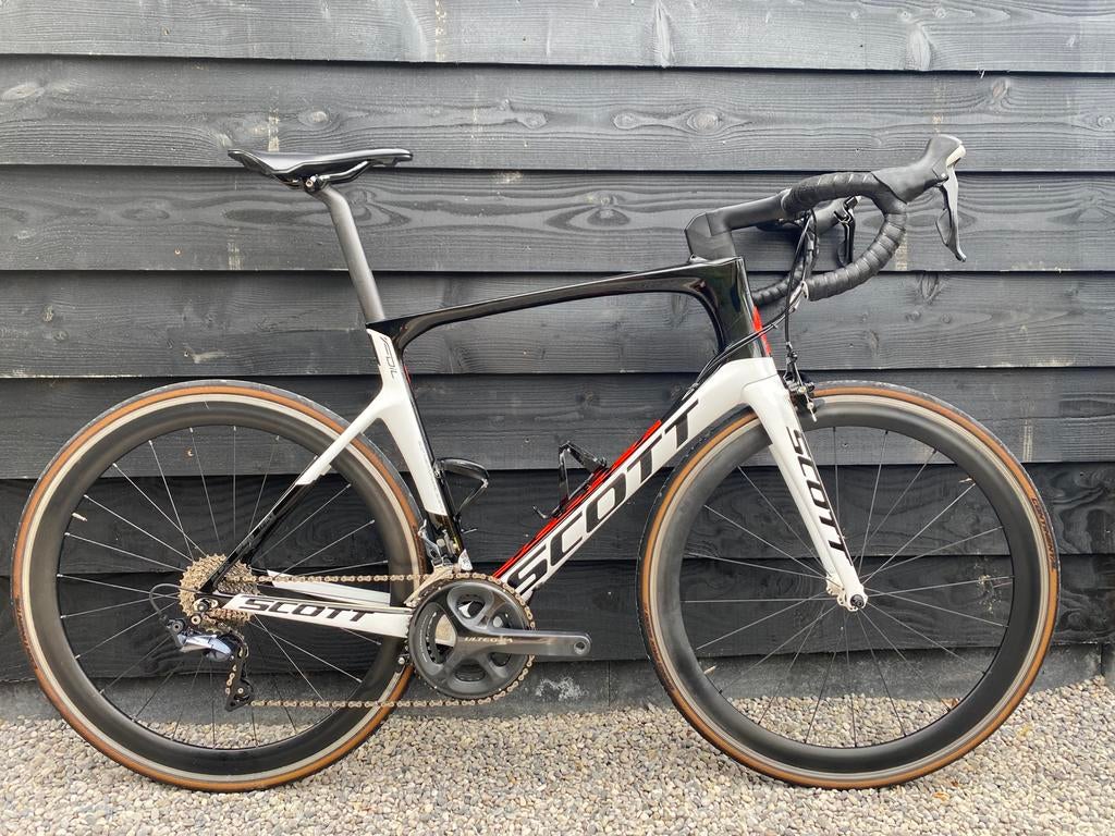 Scott Foil 20 XL (58 cm) racefiets Ultegra, 28 inch, Gebruikt, Carbon, 57 tot 61 cm