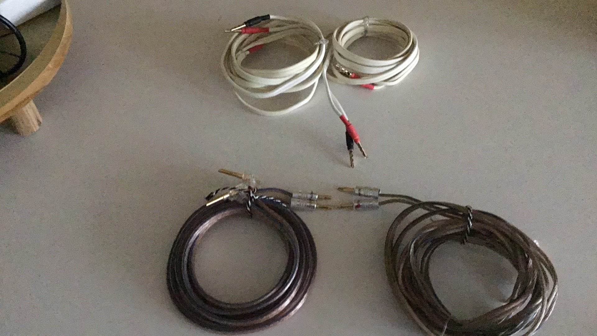 Luidspreker kabels, Ophalen of Verzenden, Zo goed als nieuw, 2 tot 5 meter, Luidsprekerkabel