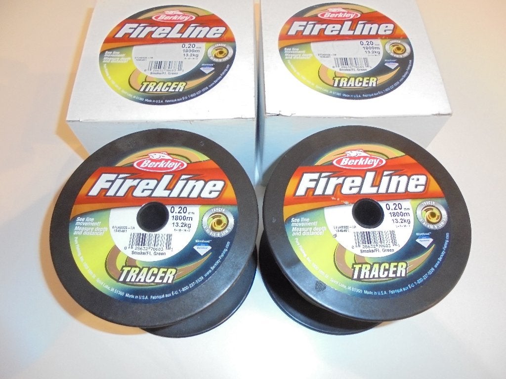 Berkley Fireline Tracer Gevlochten Lijn 0,20mm 13,2kg 1800m., Ophalen of Verzenden, Nieuw, Vislijn